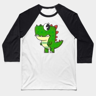 Cute Little Dinosaur Baseball T-Shirt